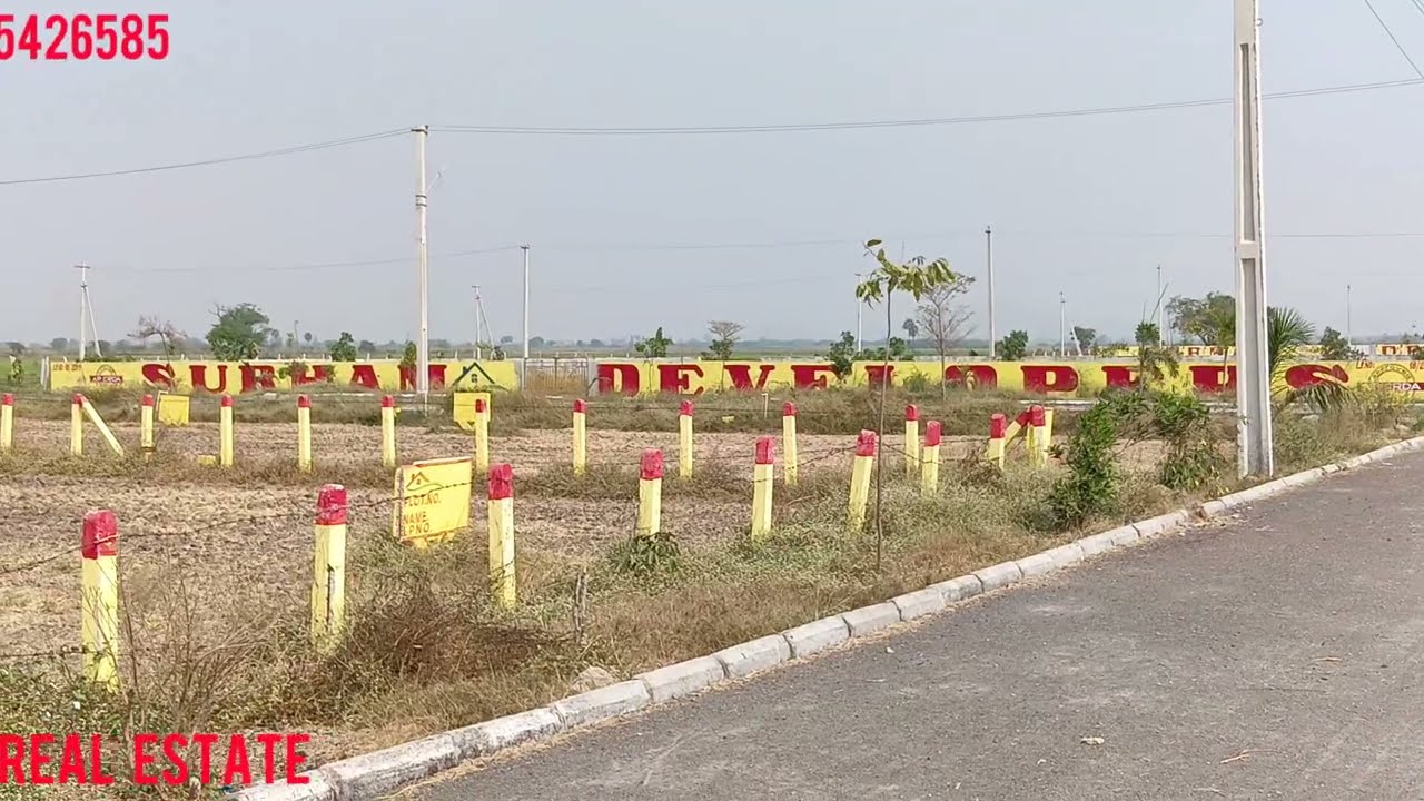 Amaravati capital Lingapuram crda open plots sqare yard 16000/-
