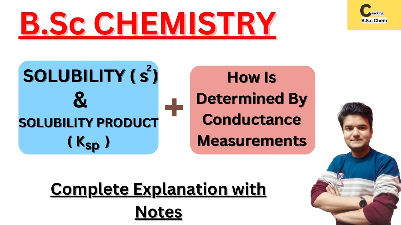 SOLUBILITY AND SOLUBILITY PRODUCT | SPARINGLY SOLUBLE SALTS | DETERMINED BY CONDUCTANCE MEASUREMENT
