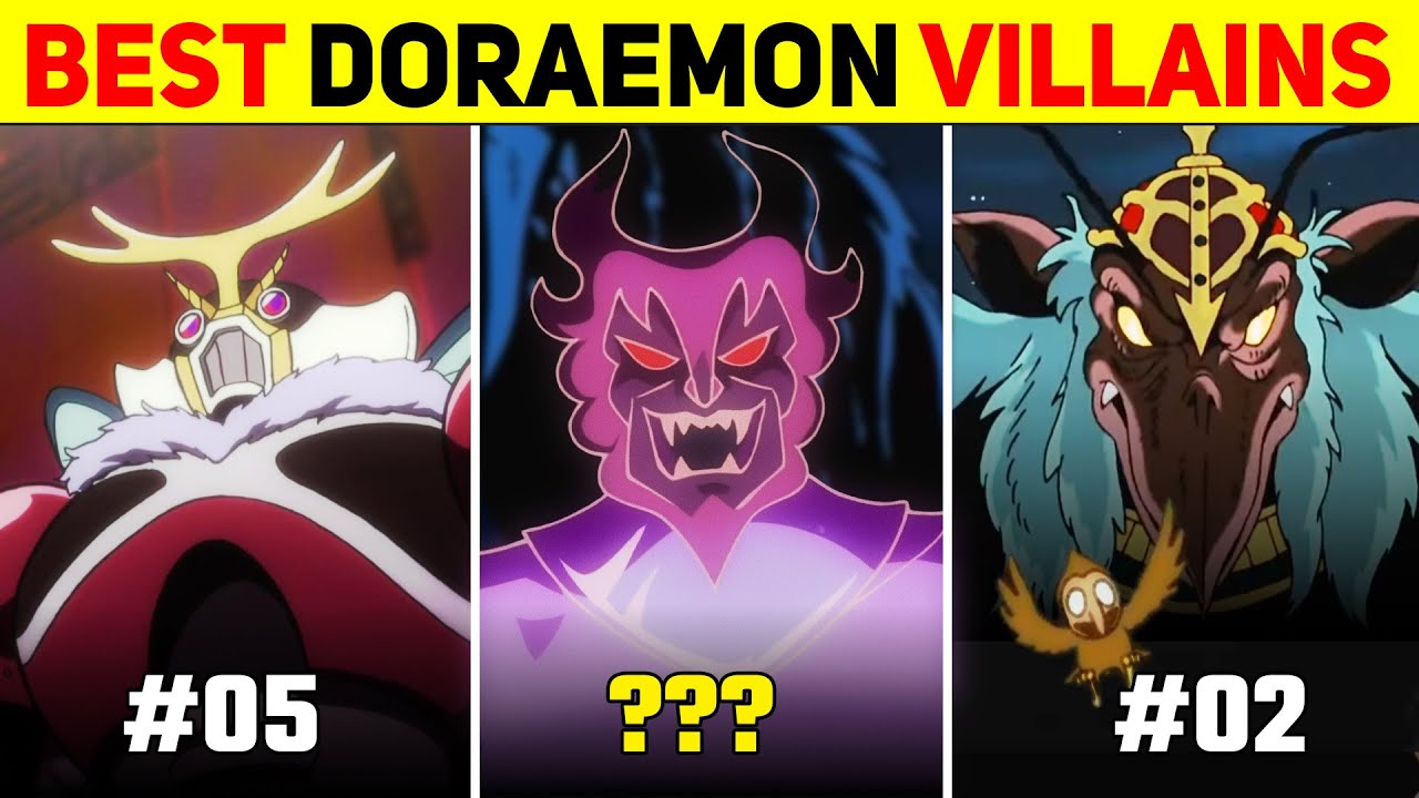 Top 10 Strongest Doraemon Villains Ranked