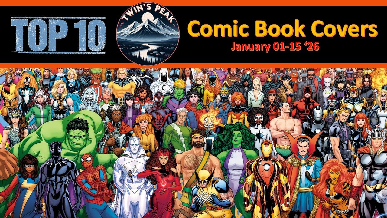 Top 10 Comic Book Covers January 01-15 ‘26