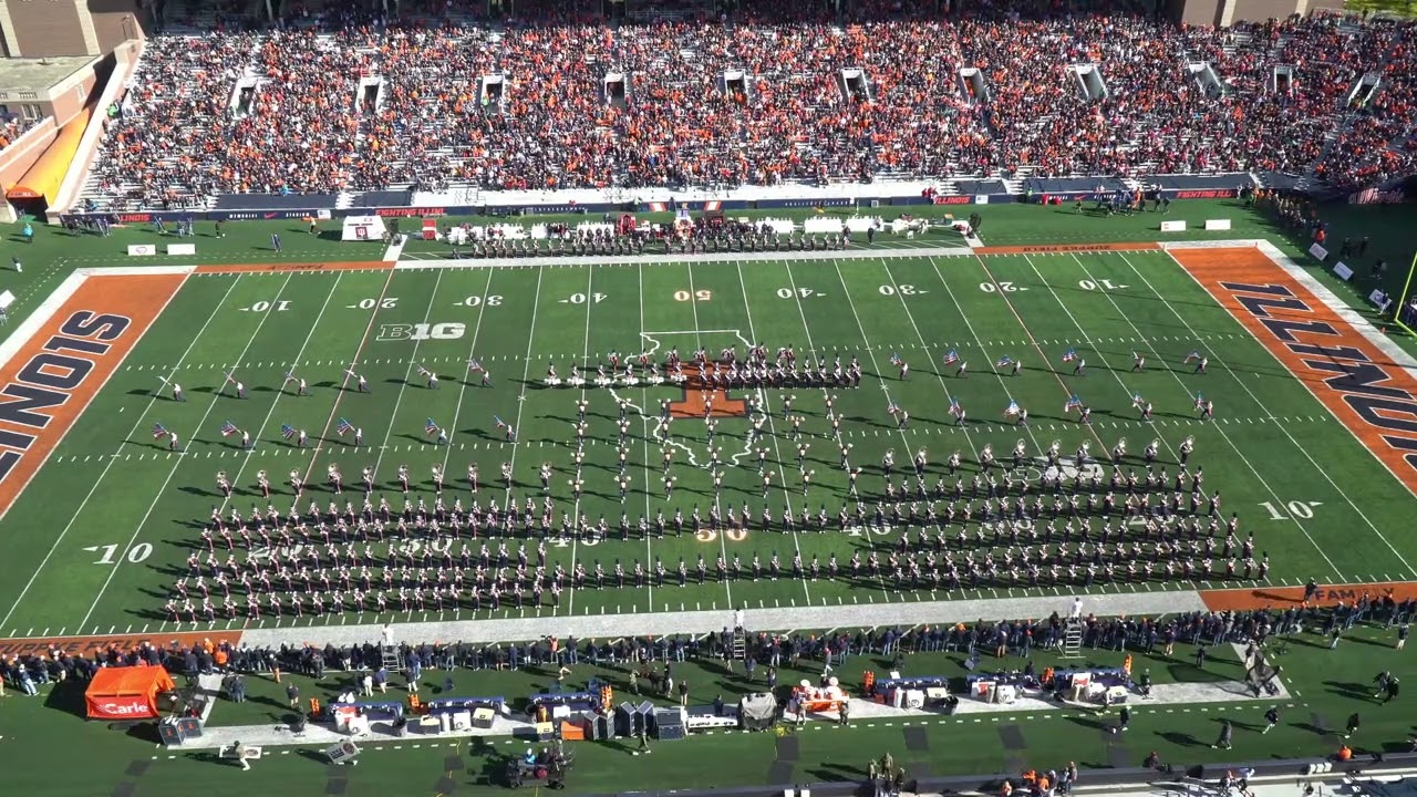 Marching Illini Halftime: Dads Day | ILLINOIS vs Indiana 11.11.2023