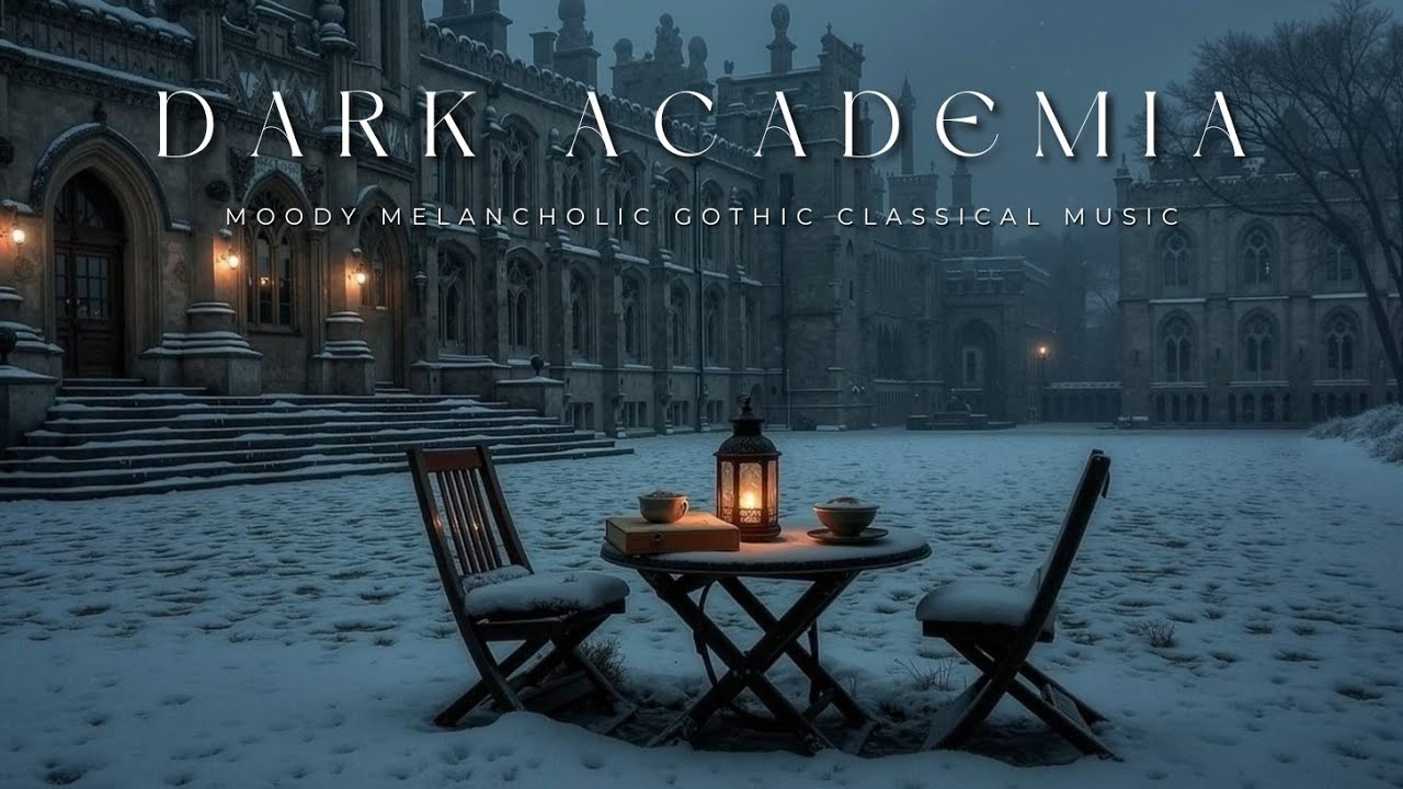 Dark Academia Winter Study ~ Мрачный Меланхоличный Готический Микс Классической Музыки