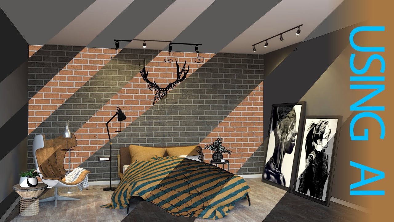Sketchup Rendering With AI In Hindi  #ai #airendering #freerender #sketchup