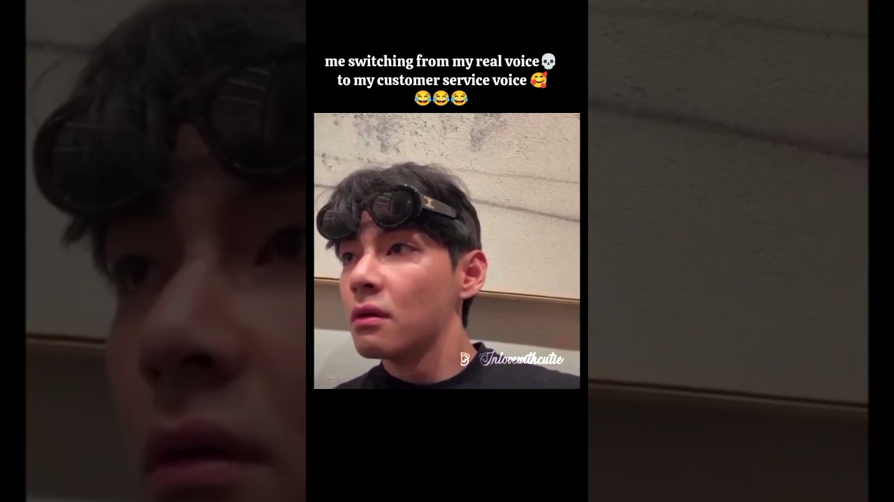 The way voice changed 🤧🤣🤣🤣 #v #taehyung #live #bts #shorts