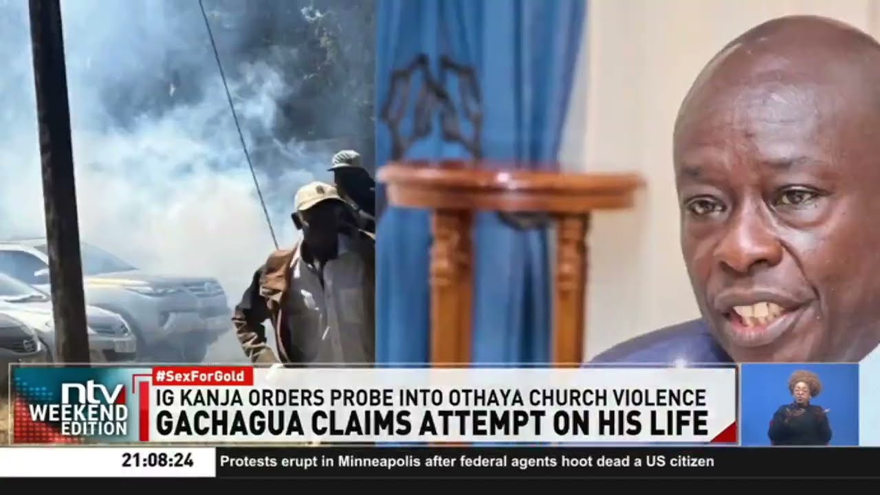 Former DP Gachagua claims he survived an assassination attempt inside a church in Othaya