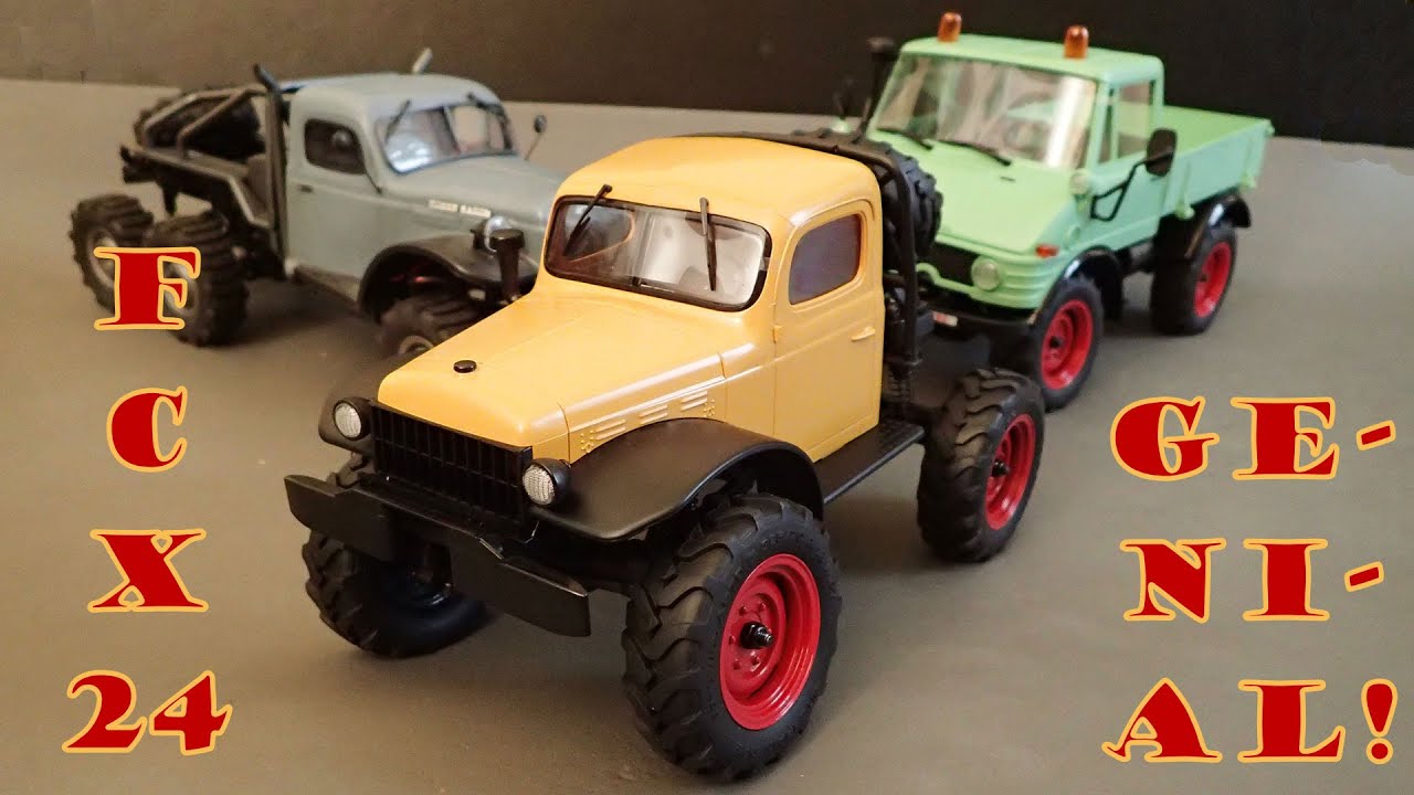 FMS FCX24 Crawler – 2-Gang, Portalachsen, einstellbare Dragbrake – genial!