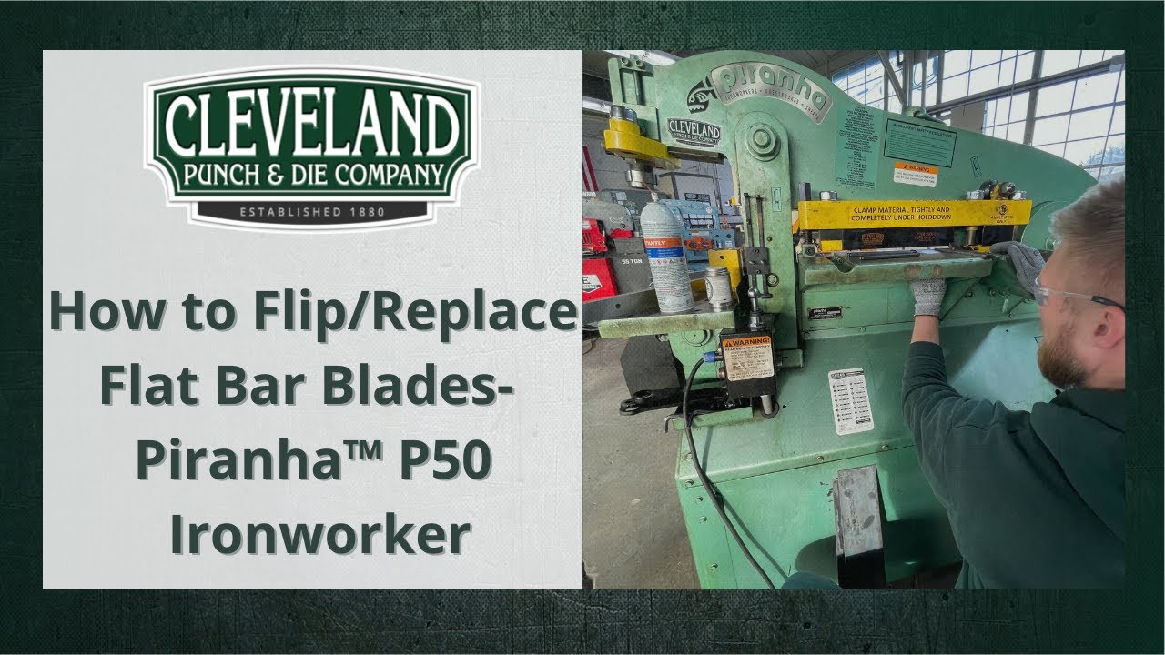 How to Flip your Piranha P50 Flat Bar Blades