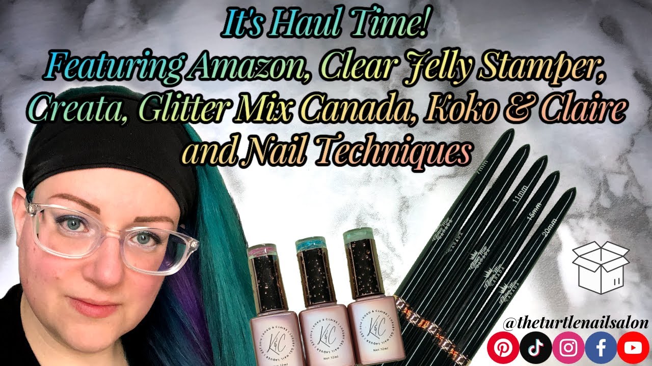 It's Haul Time!  Featuring Amazon, Clear Jelly Stamper, Creata, Glitter Mix Canada, Koko & Claire an