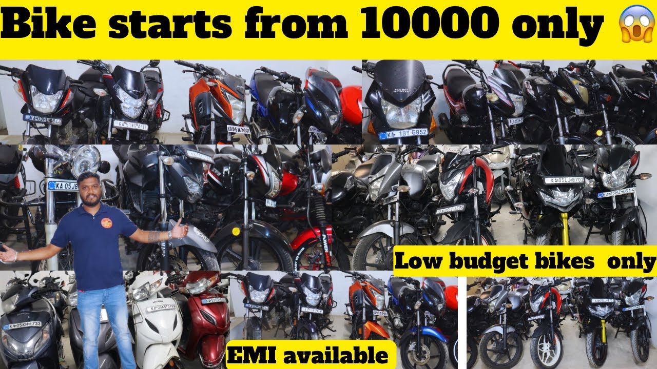 Bike starts at just 10k😱|budget bikes at cheap price in Bangalore|used bikes for sale