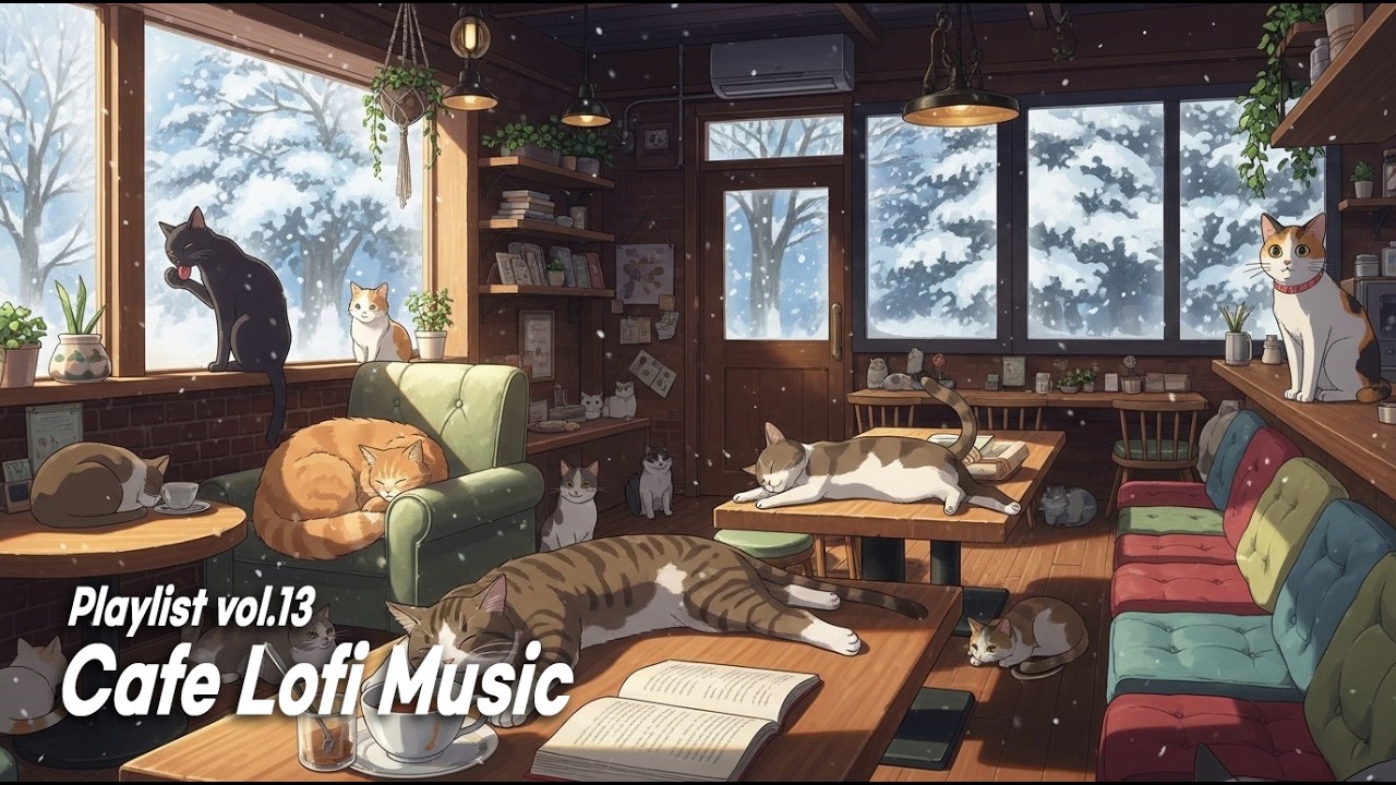Cafe Lofi Music | Morning & Sunrise Chill | 카페 로파이 음악 플레이리스트