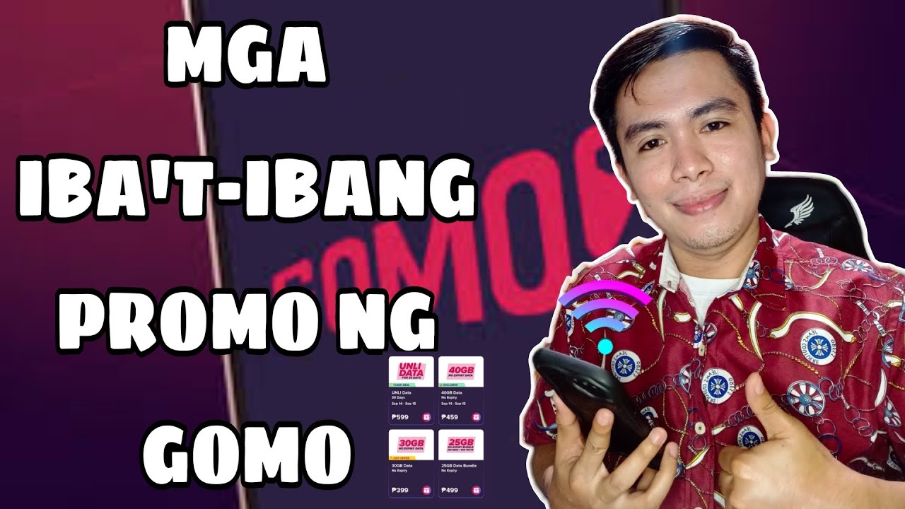 MGA IBA'T-IBANG PROMO NG GOMO | Edz Econg