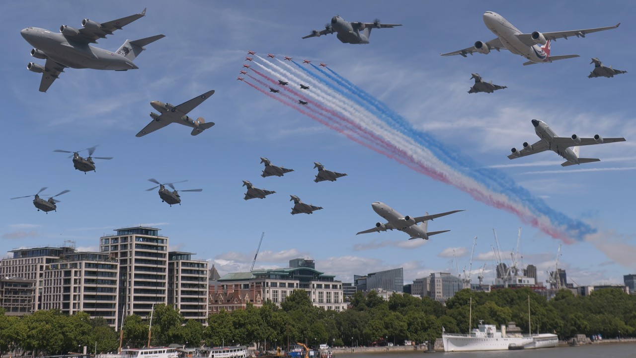 FULL RAF Flypast for The King's Official Birthday 2026 | Trooping the Colour
