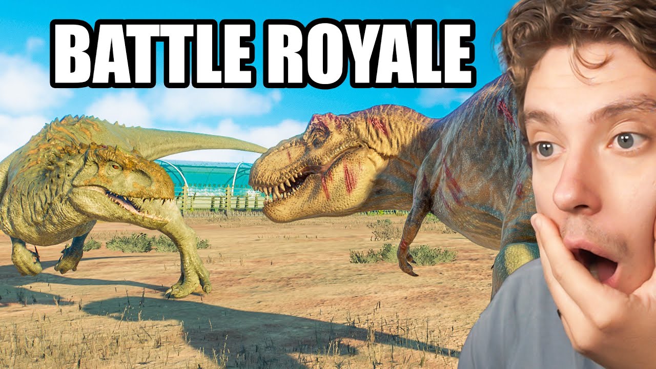 Most Aggressive Dinosaur Battle Royale in Jurassic World (Indominus Rex vs Everyone)
