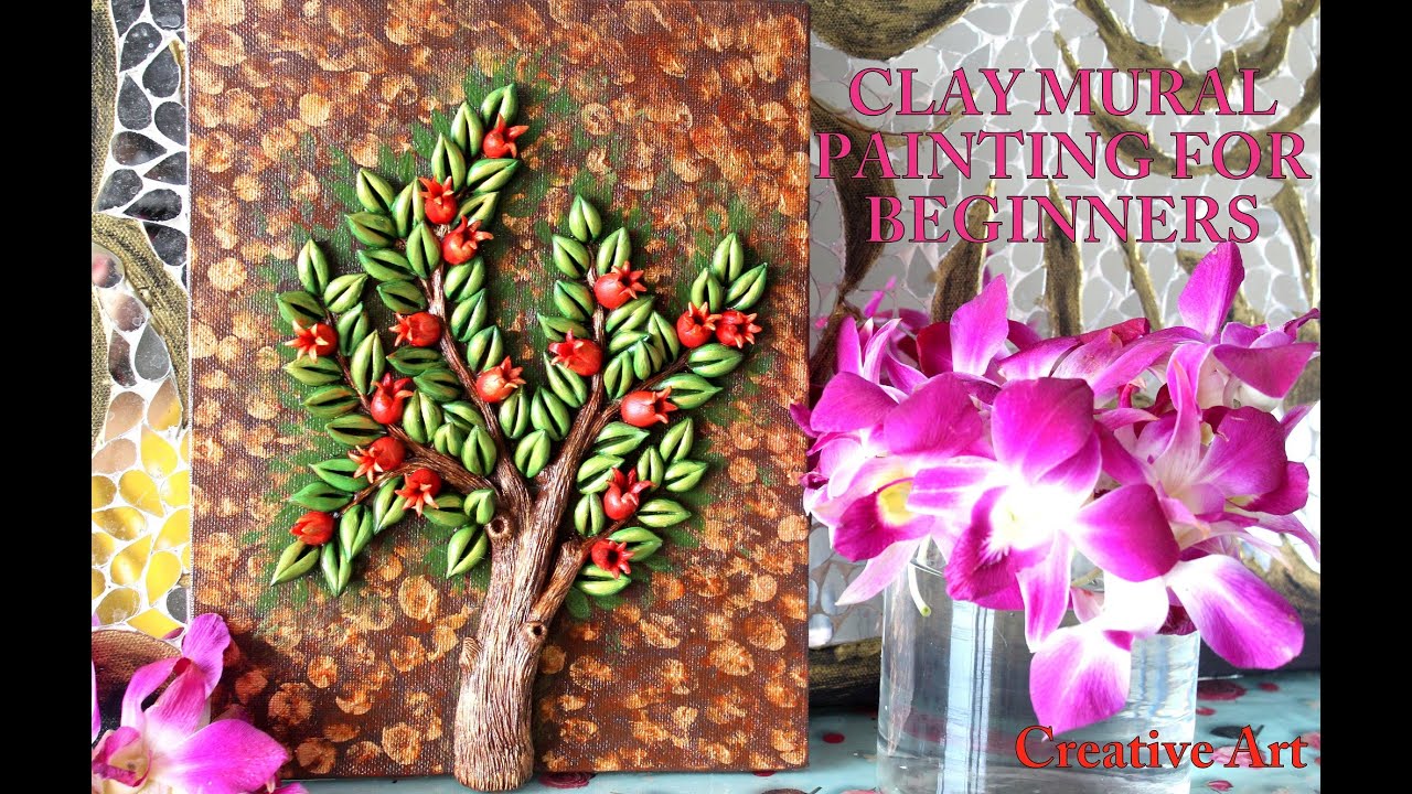 CLAY MURAL PAINTING FOR BEGINNERS