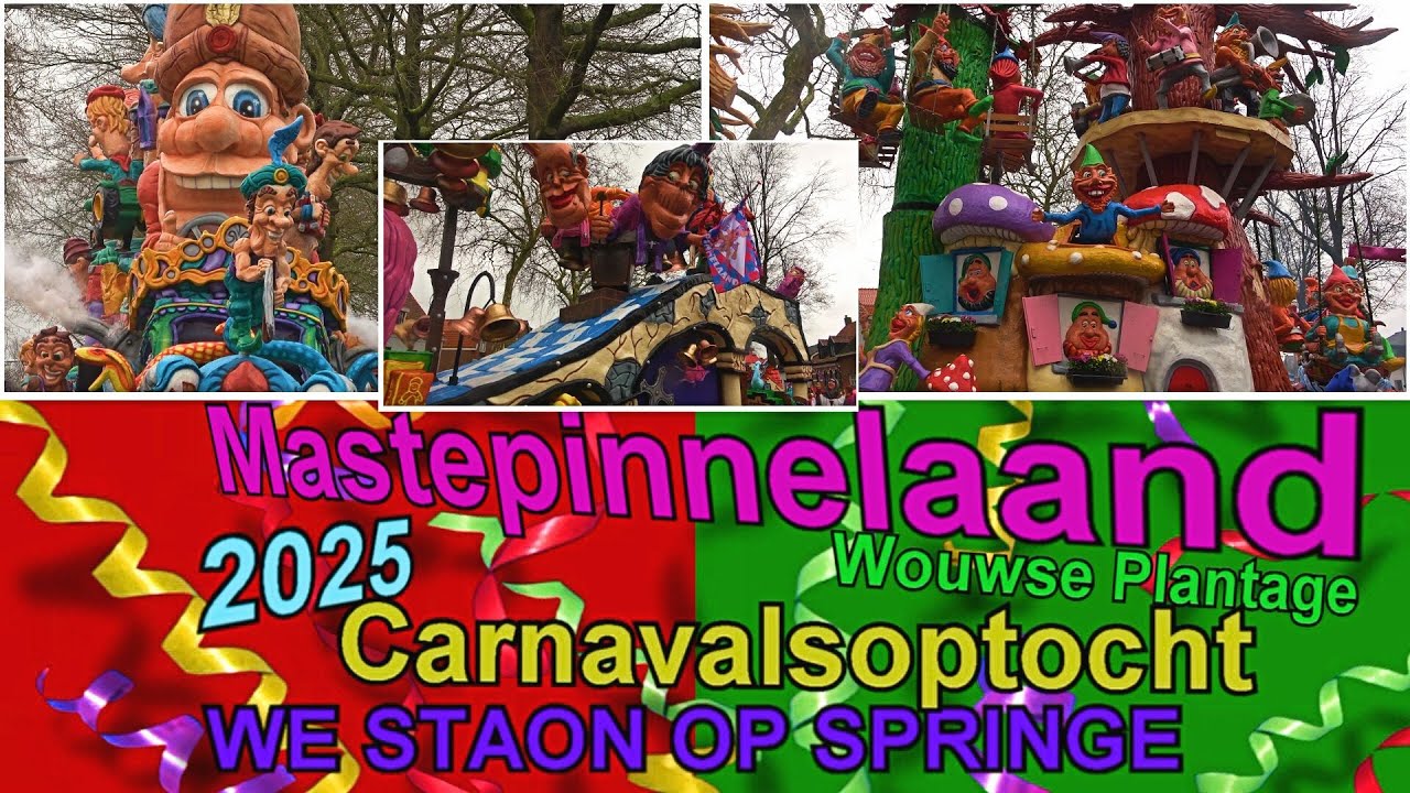 Carnavalsoptocht Wouwse Plantage 2025  #Mastepinnelaand  #carnavalsoptocht  #pascalboz