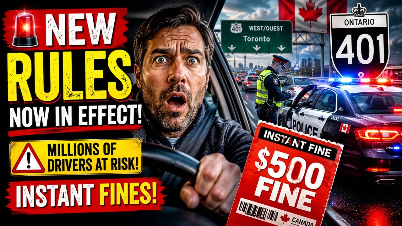 🚨 New Highway 401 Rules Now in Effect | Instant Fines for Canadian Drivers (2026)