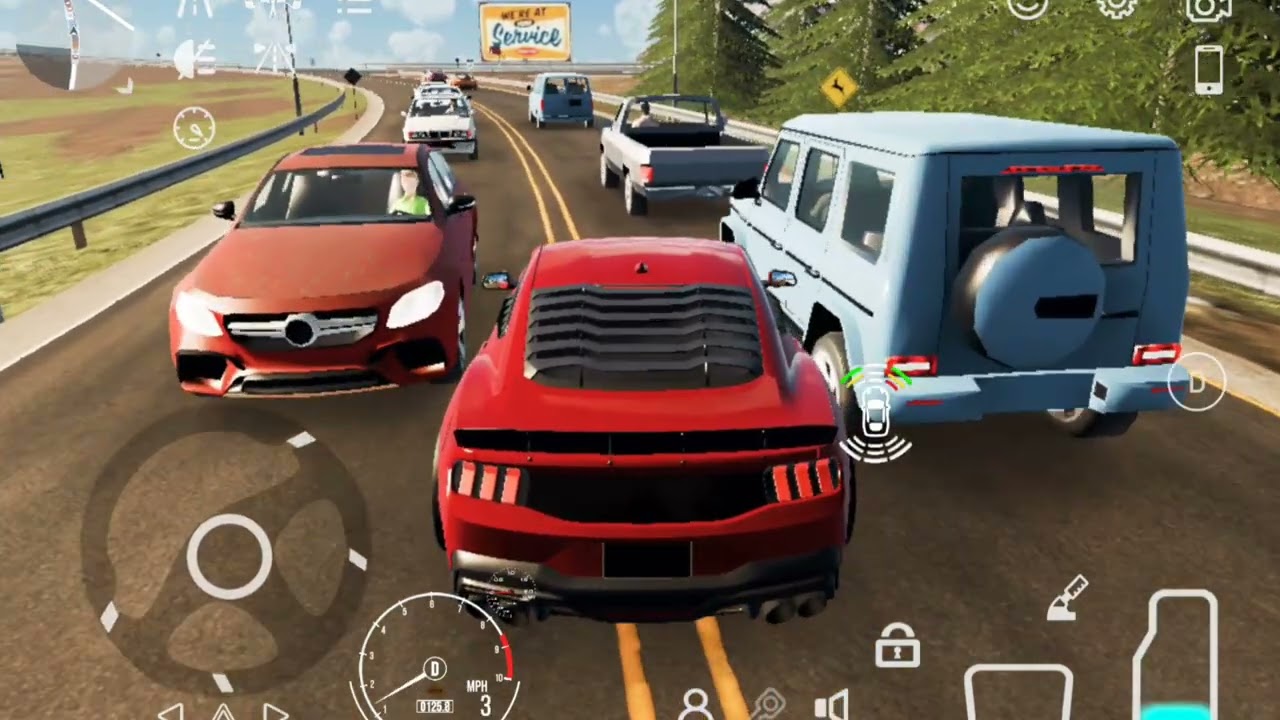 Car Parking Multiplayer 2 - Ford Mustang GTD Test drive
