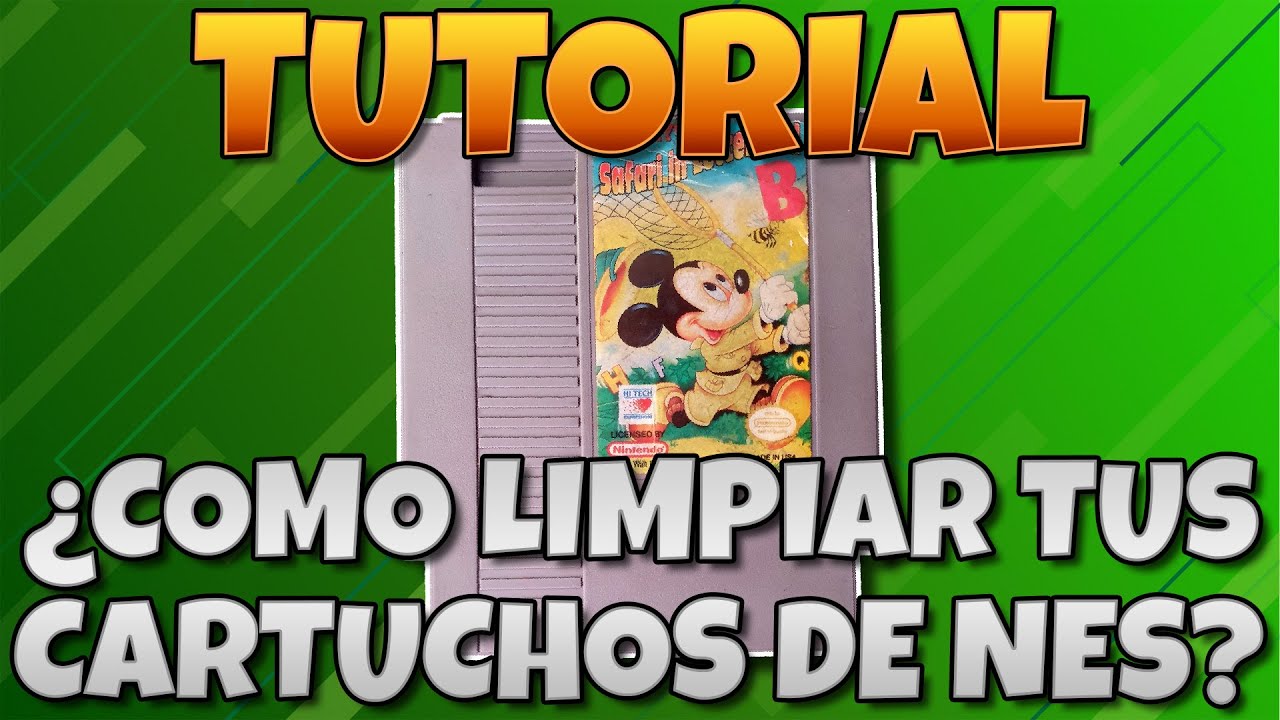 Como limpiar tus cartuchos de NES 8 bits