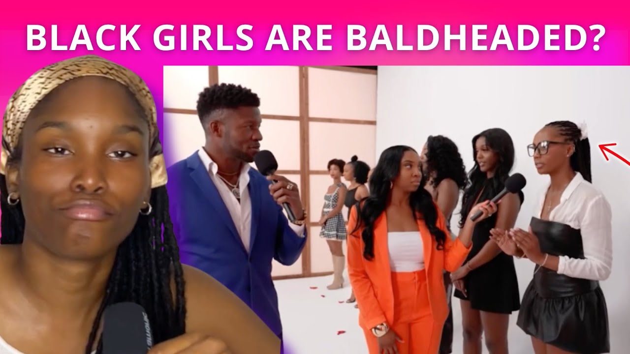 Black Men Can't Want a Girl with Long Hair?! She Went OFF! | Pop The Balloon Reaction