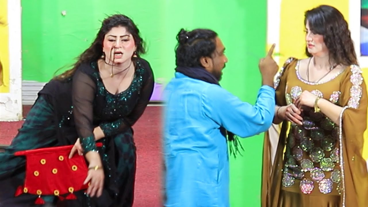 NADEEM CHITTA WITH RIMAL ALI SHAH | NEW PUNJABI COMEDY STAGE DRAMA | PUNJABI STAGE DRAMA CLIP 2025