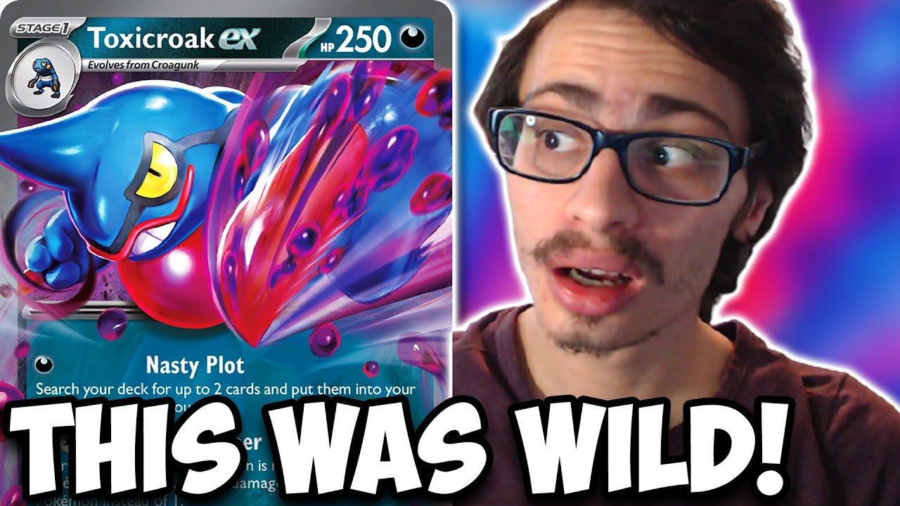 Toxicroak ex Is WILD! Strongest Poison Attacker, Bad Deck Friday Scarlet & Violet PTCGL