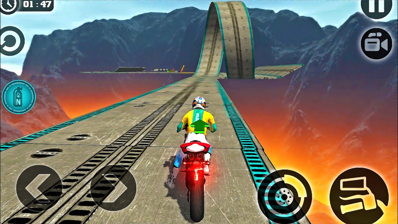 Невозможный трюк на велосипеде - Велогонки - Лучший геймплей для Android и iOS