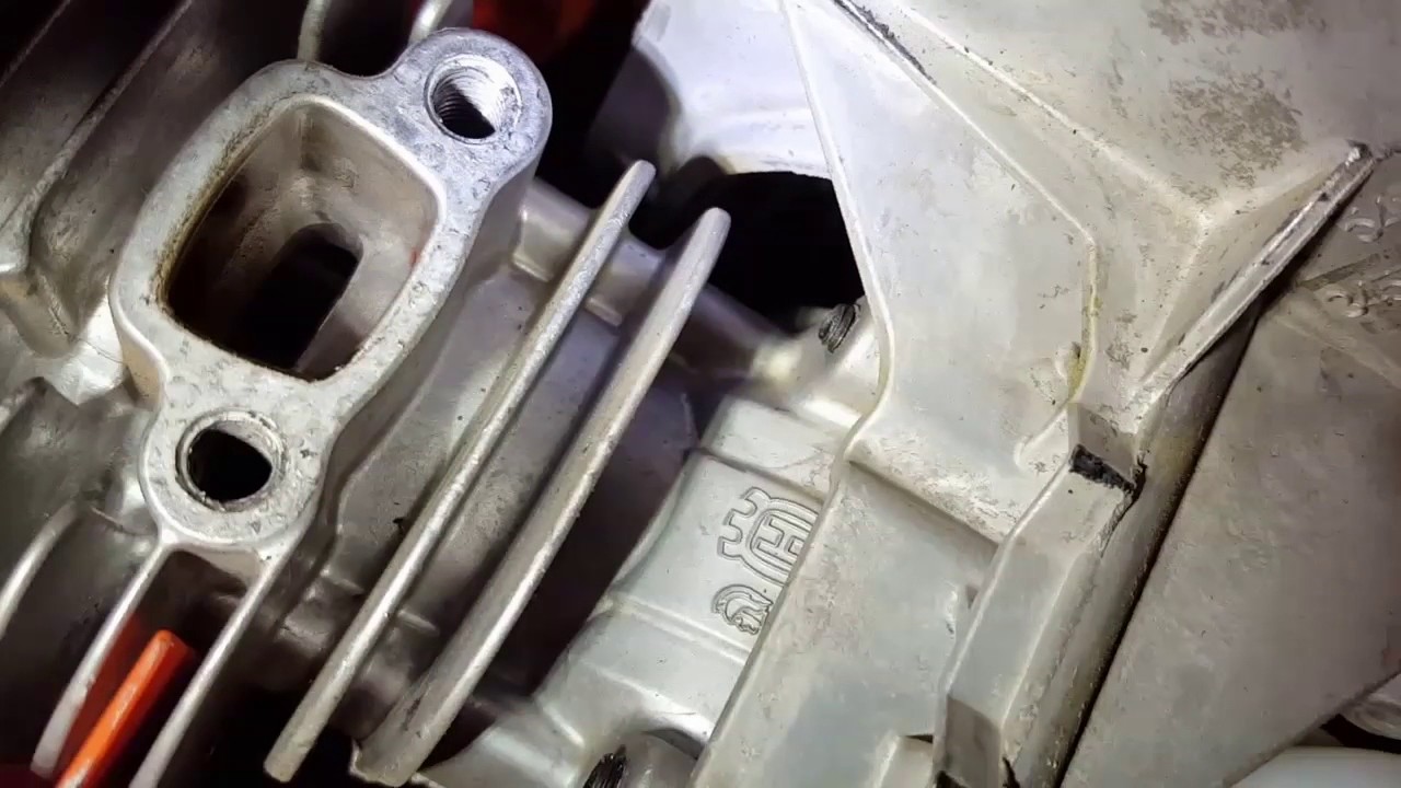 Husqvarna 128 L MUFFLER MOD!