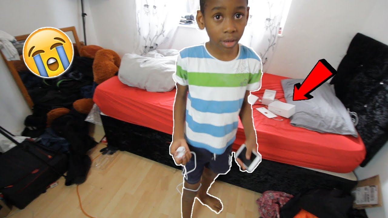 I bought him a fake iphone 7 for his birthday **PRANK!** (emotional)