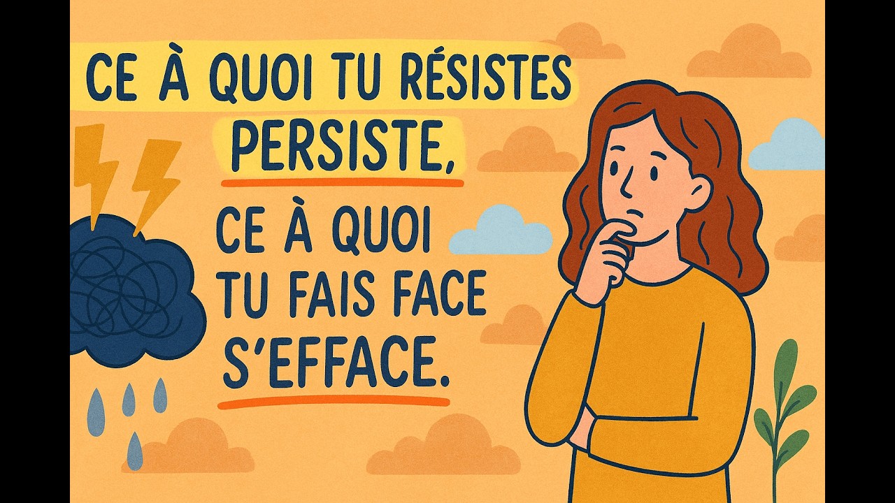 🧠🌀 « Ce à quoi tu résistes persiste, ce à quoi tu fais face s’efface » 😵‍💫 | Carl Gustav Jung