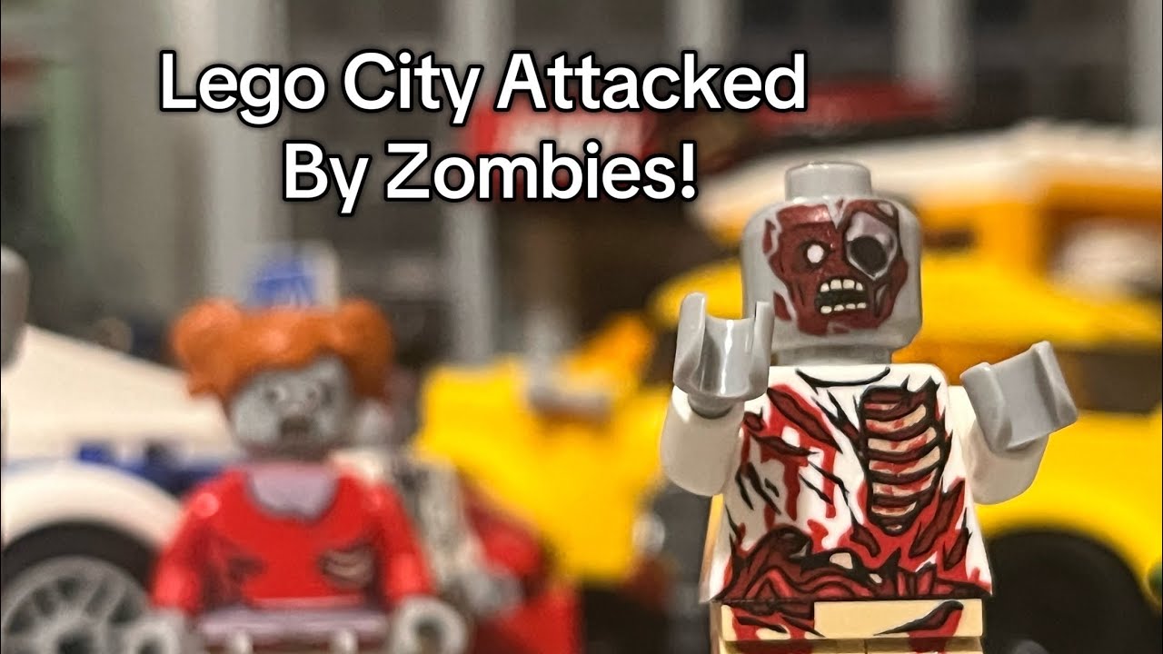 LEGO City Attacked by Zombies Moc 