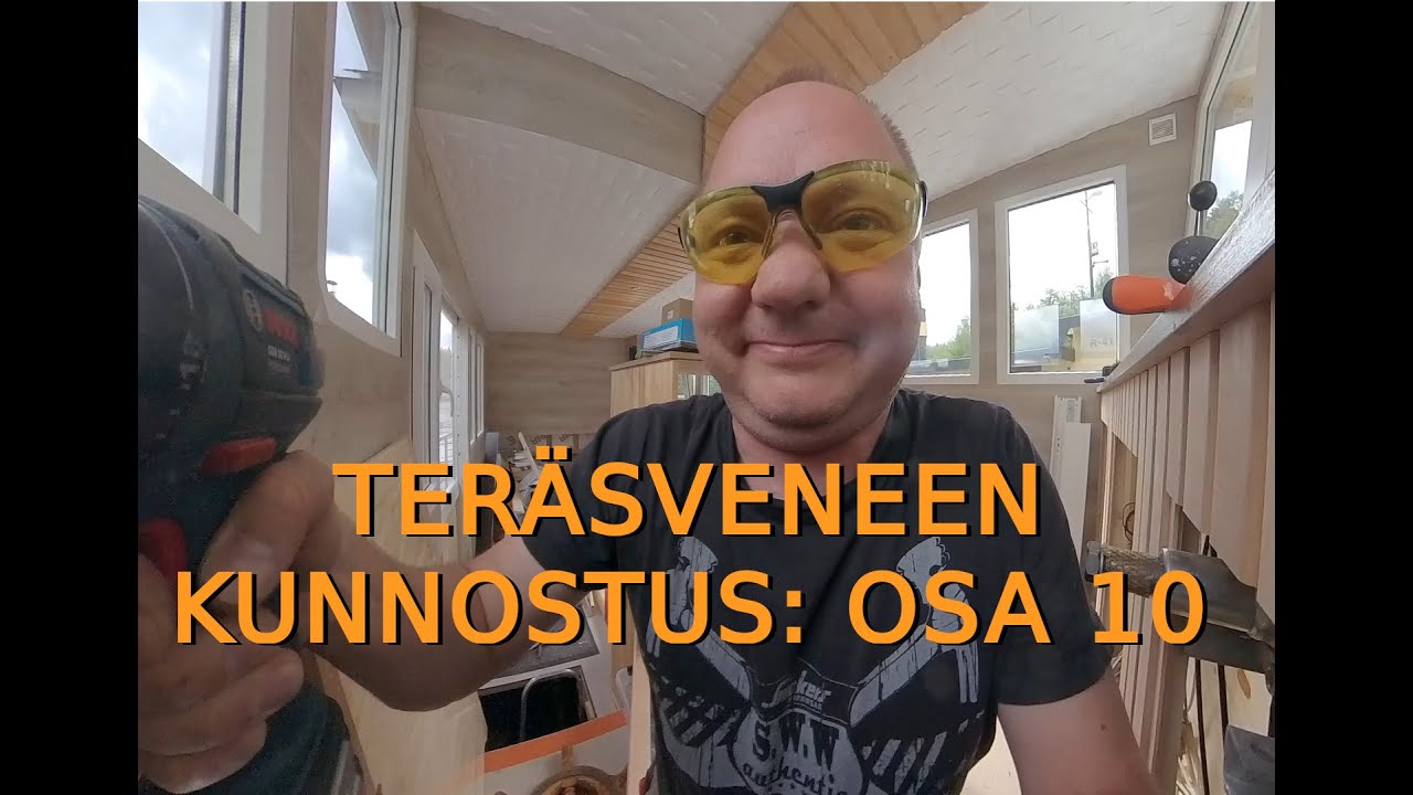 Teräsveneen kunnostus: Jakso 10 – Liukuovi ja sähkötöitä