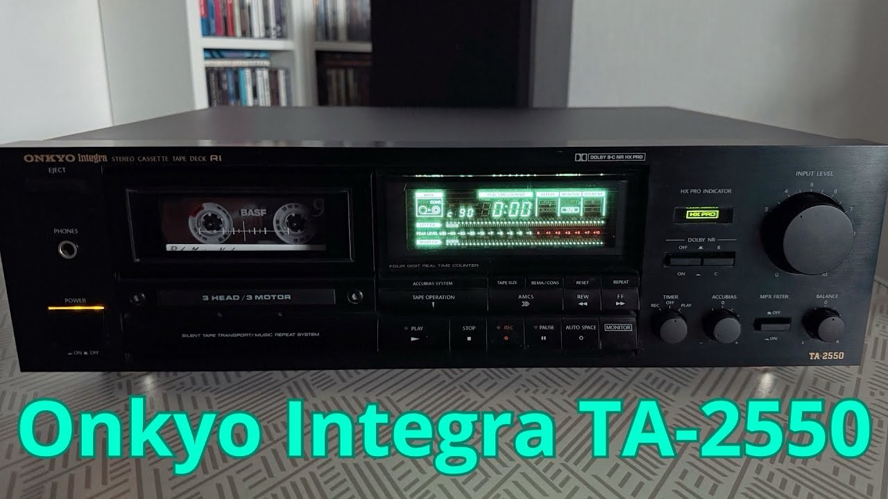 Onkyo Integra TA-2550 - Обзор и Впечатления о кассетной деке предтоп!