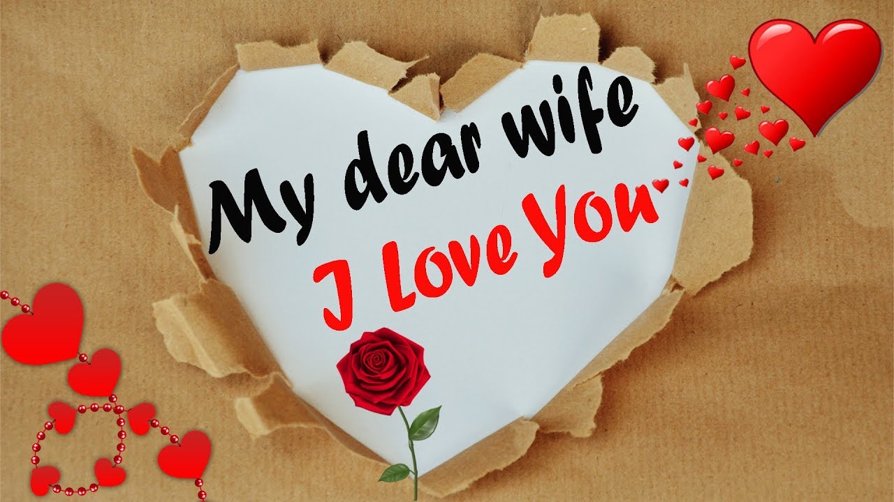 💗 I Love You Wife 💗💗 \\ I Love You Message For Wife \\ Love Messages \\ I Love You Video Message