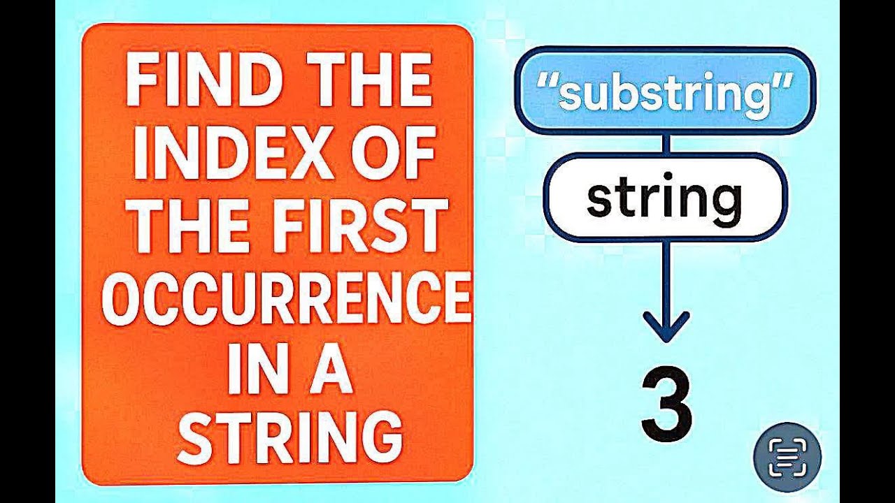 Find the Index of the First Occurrence in a String
