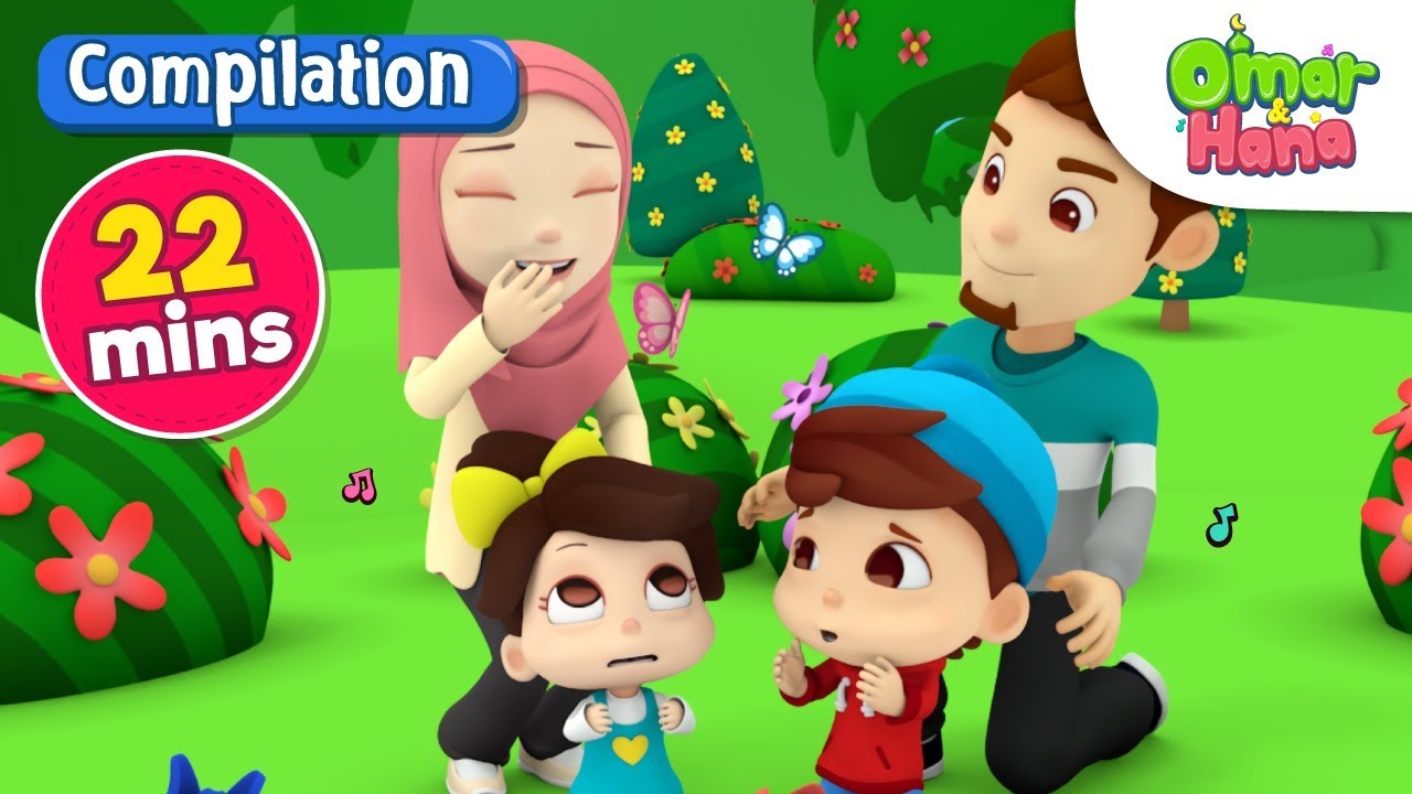 Islamic Songs for Kids | Compilation | Let's Get Gardening and more | Omar & Hana