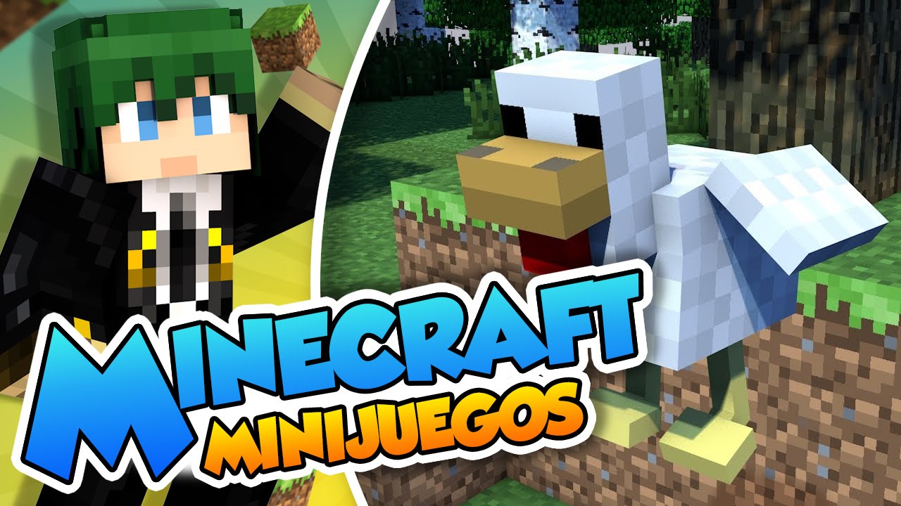 En la radio hay un pollito! - Minijuegos Minecraft con @Naishys