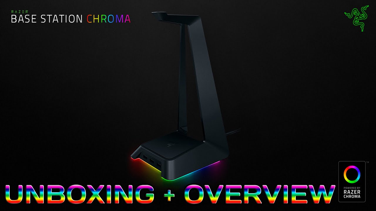 Razer Base Station Chroma | UNBOXING