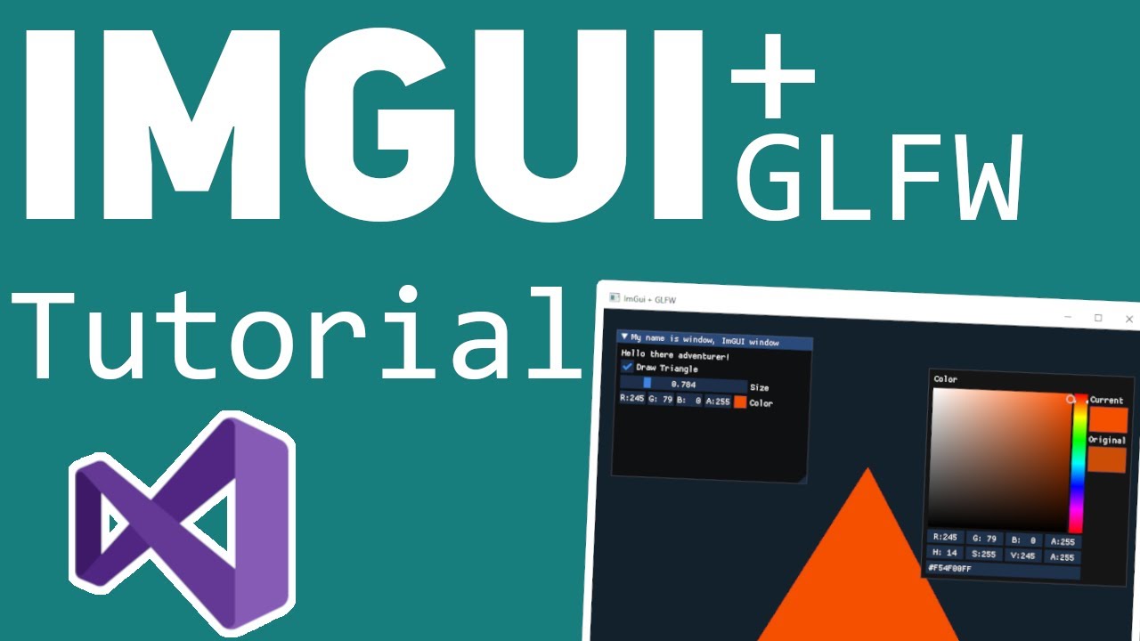 Учебное пособие по ImGui + GLFW — установка и основы