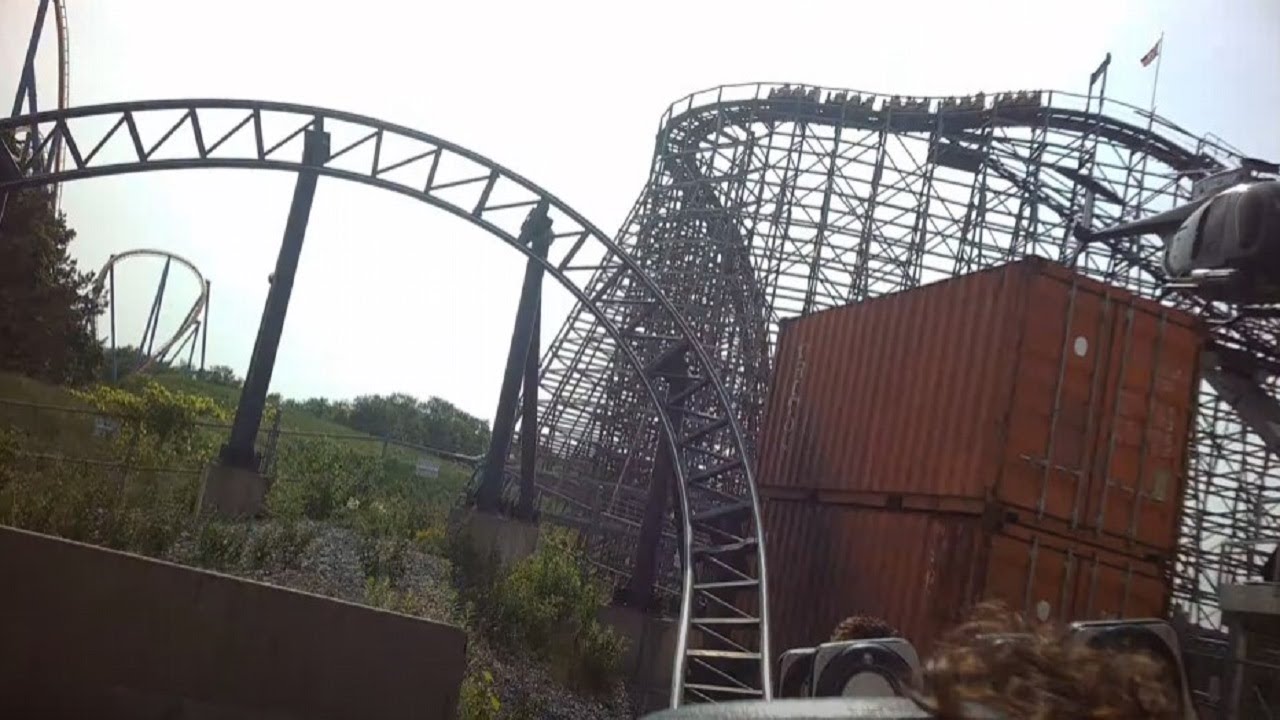 Backlot Stunt Coaster - Canada's Wonderland - Row 4 (4K HD POV) - June 2023