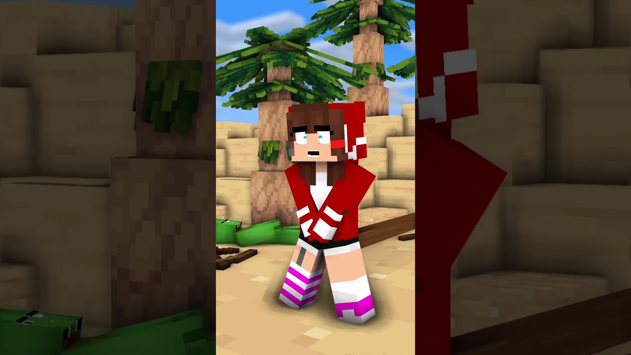 C&ocirc; G&aacute;i T&egrave; L&ecirc;n Người Để Cứu Bạn M&igrave;nh #minecraft #xuhuong