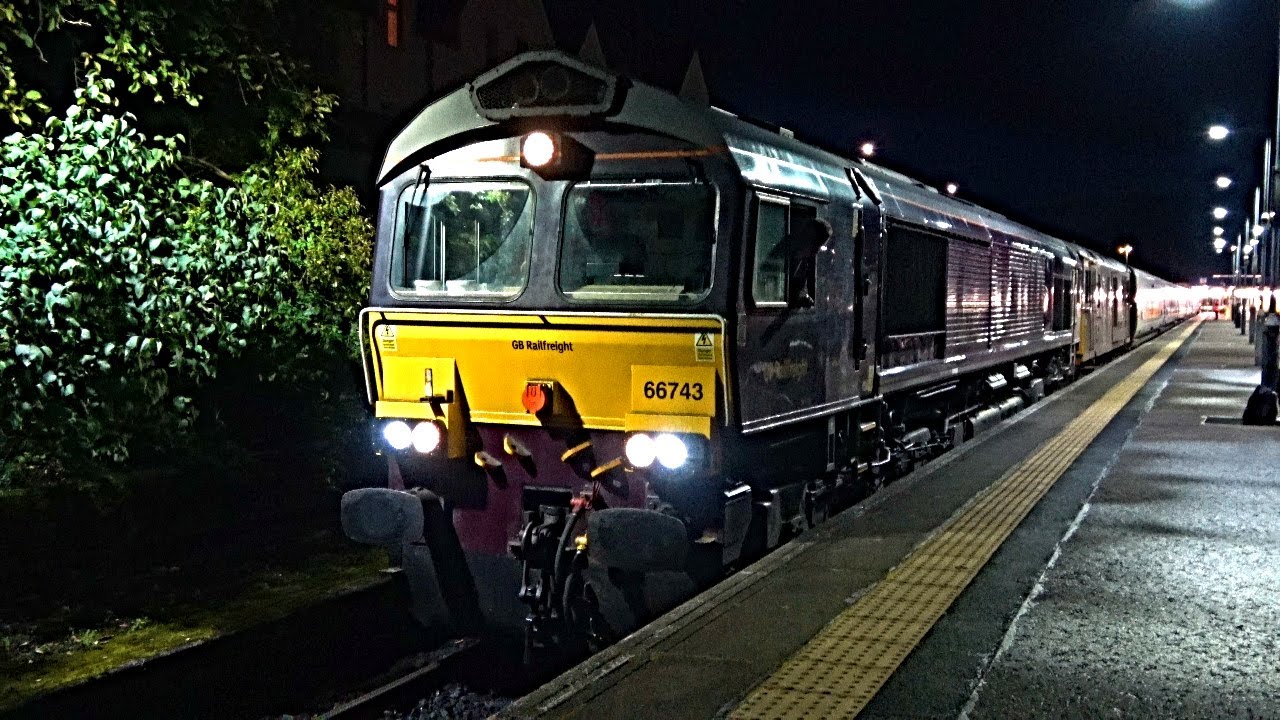 Caledonian Sleeper + 66743 Departing Fort William - 29/09/25