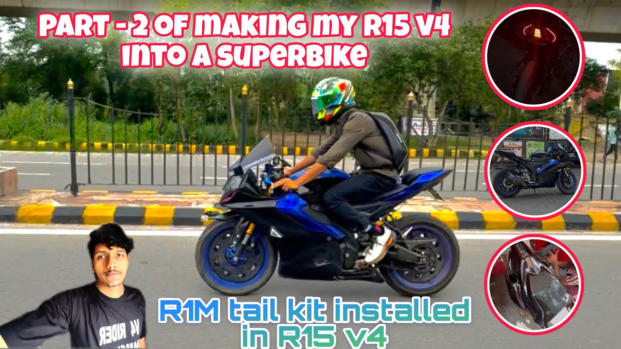 Converting My R15 v4 into R1M Superbike Part - 2 | Indonesian R15 v4 | #trend #r15indonesia 