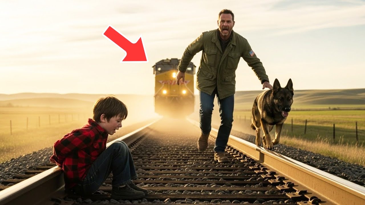 A Veteran and His K9 Partner to a Little Boy Tied on the Train Tracks &mdash; And the Truth Was Shocking