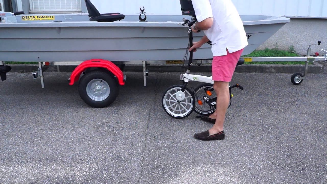 D&eacute;pliage v&eacute;lo Vlec Pocket par DELTA NAUTIC
