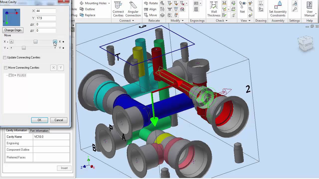 Designing a Hydraulic Manifold with MDTools 760 in Autodesk Inventor