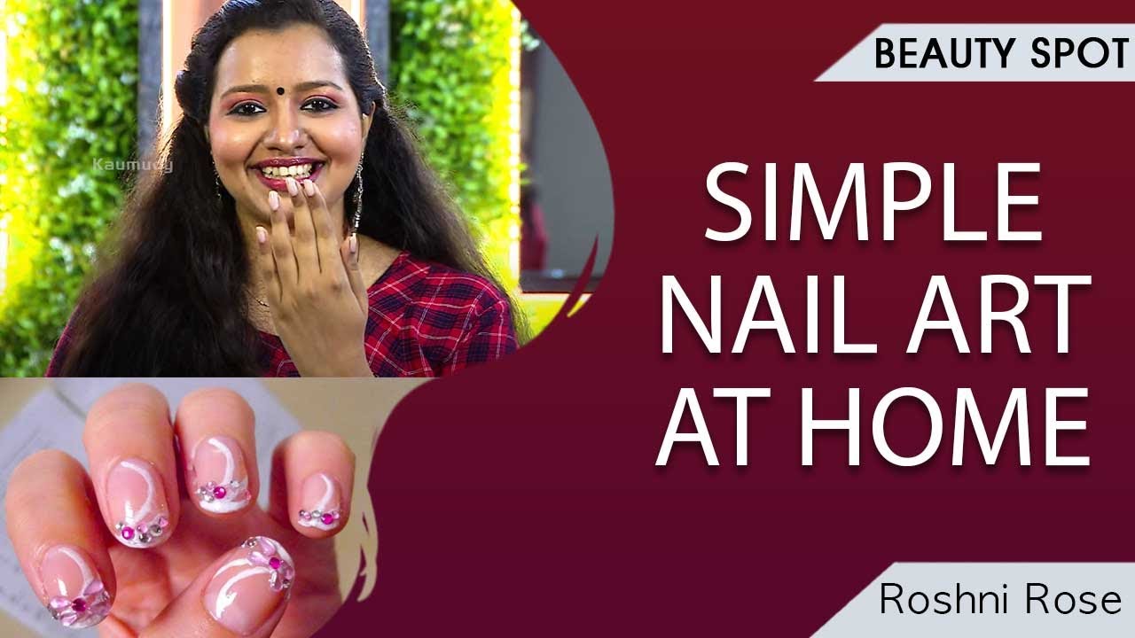 Simple Nail Art at Home | Beauty | Kaumudy