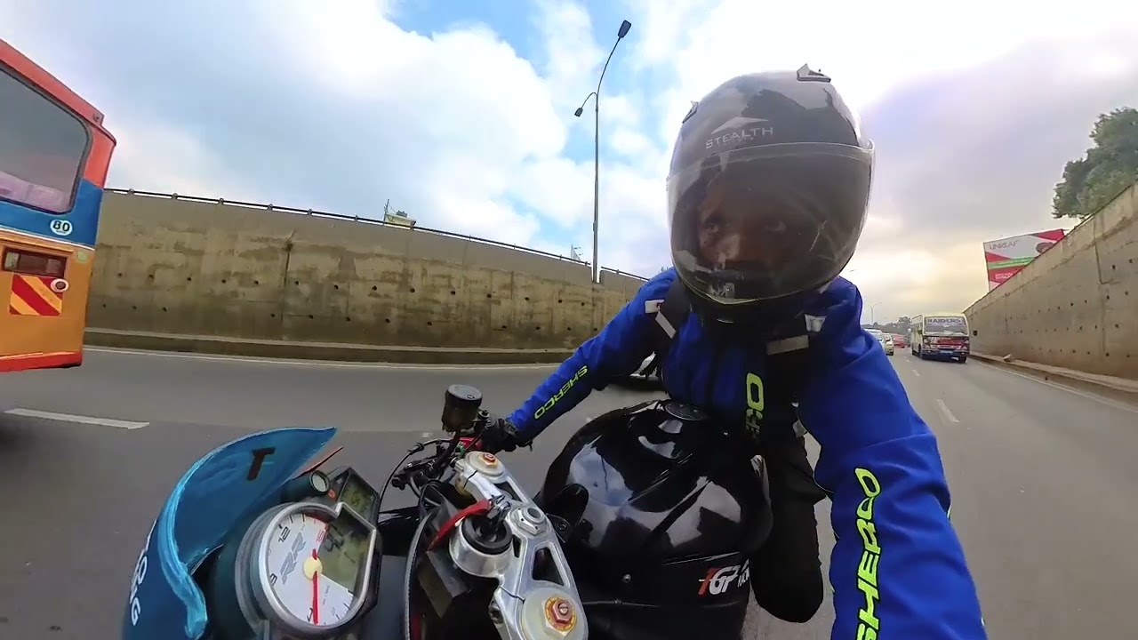 BMW s1000rr Run ruiru to Nairobi