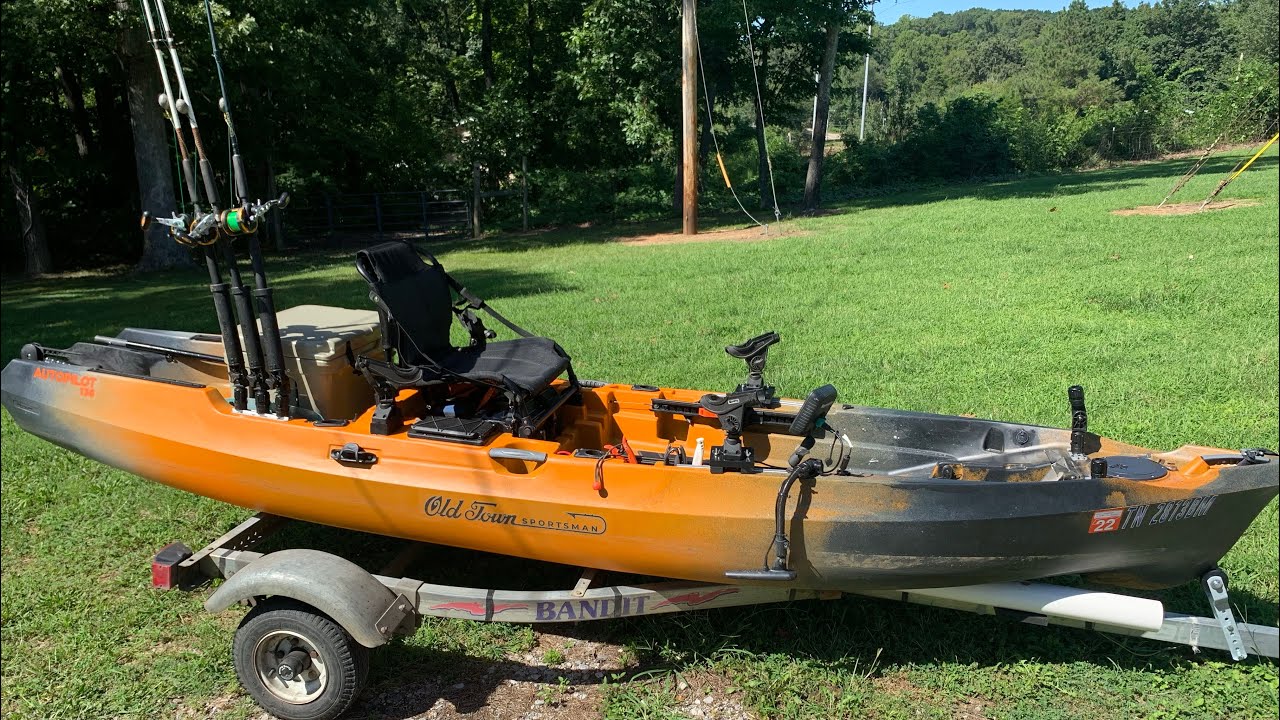 Old Town Sportsman Autopilot 136 Walkthrough | Rigging for Kayak Catfishing