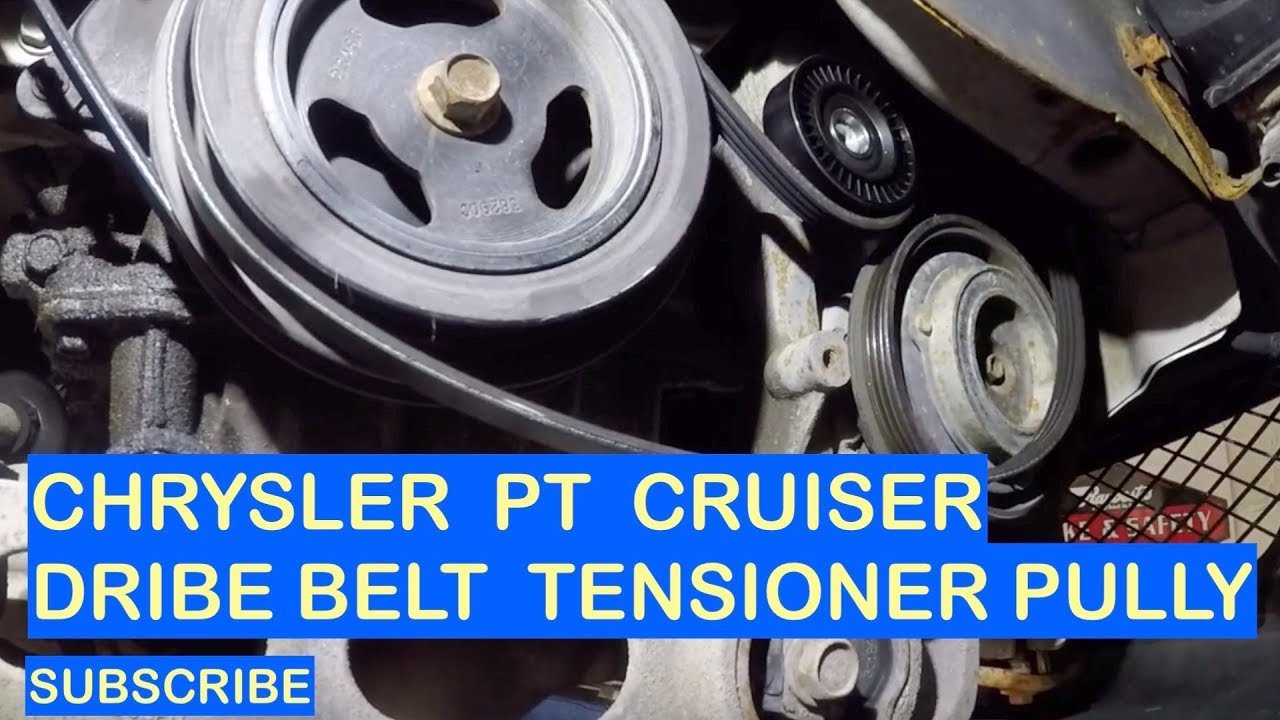 How to replace Tensioner pully on 2007 Chrysler PT Cruiser