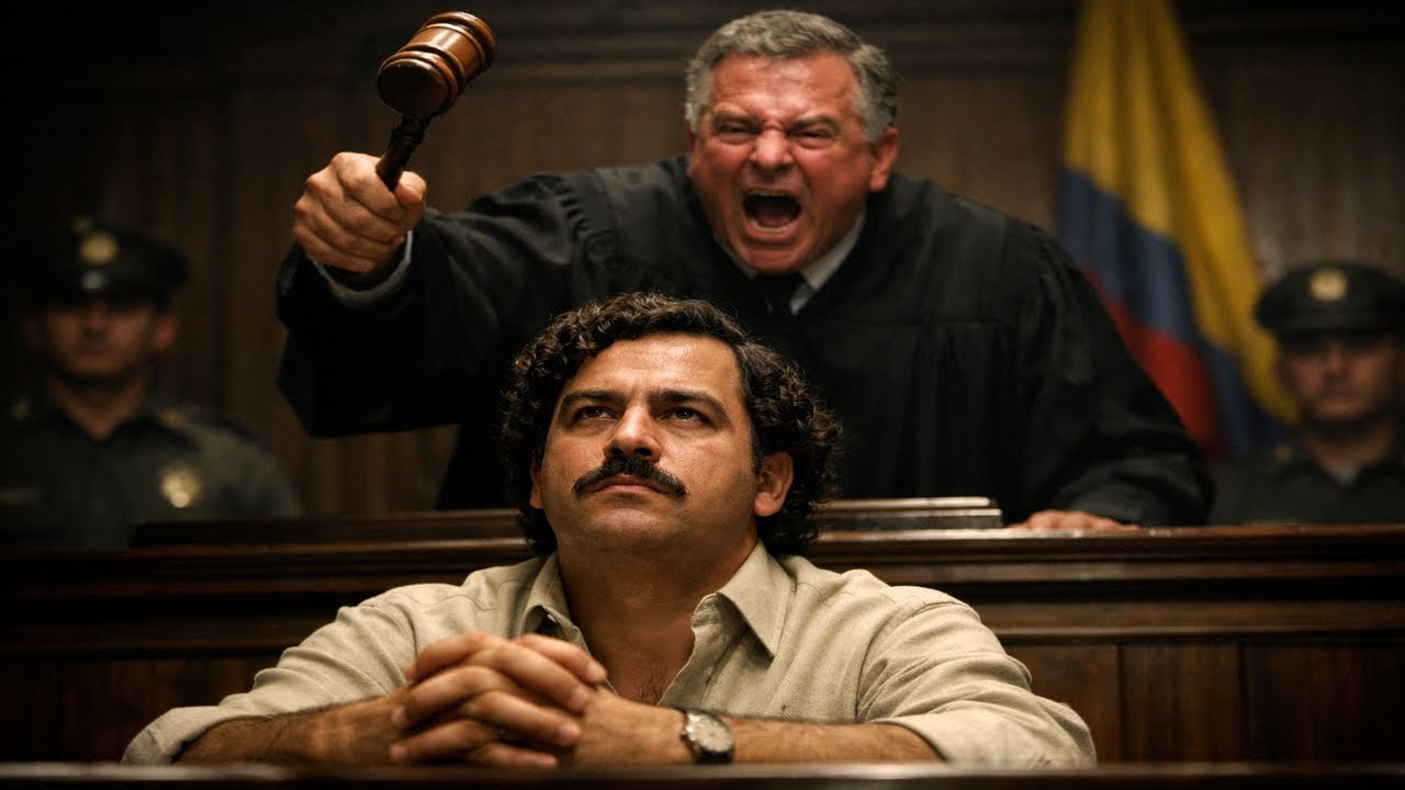 “¡Lo declaro culpable ahora mismo!” gritó el JUEZ LOCAL a Escobar… sin imaginar las consecuencias.